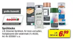 toom Baumarkt Sprühlacke Angebot