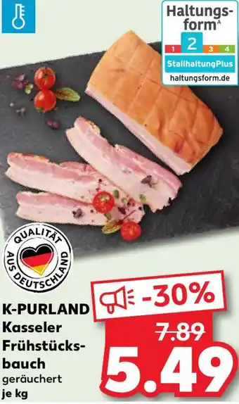 Kaufland K-PURLAND Kasseler Frühstücks- bauch Angebot