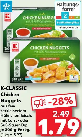 Kaufland K-CLASSIC Chicken Nuggets Angebot