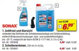 toom Baumarkt SONAX 1. Antifrost und Klarsicht Angebot