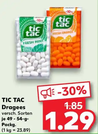 Kaufland TIC TAC Dragees Angebot