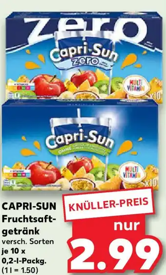 Kaufland CAPRI-SUN Fruchtsaft- getränk Angebot