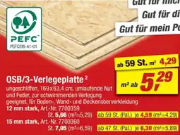 toom Baumarkt OSB/3-Verlegeplatte Angebot