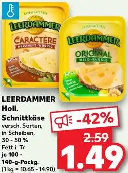 Kaufland LEERDAMMER Holl. Schnittkäse Angebot