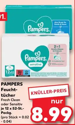 Kaufland PAMPERS Feucht- tücher Angebot