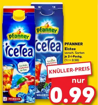 Kaufland PFANNER Eistee Angebot