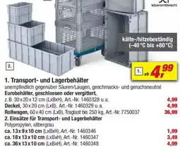 toom Baumarkt 2. Einsätze für Transport- und Lagerbehälter Angebot