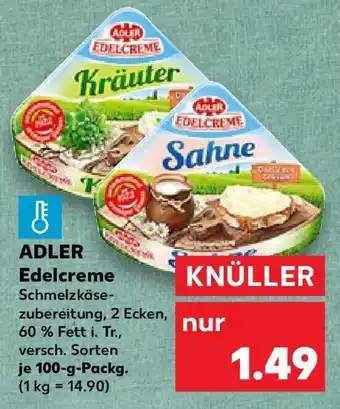 Kaufland ADLER Edelcreme Angebot