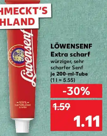 Kaufland LÖWENSENF Extra scharf Angebot