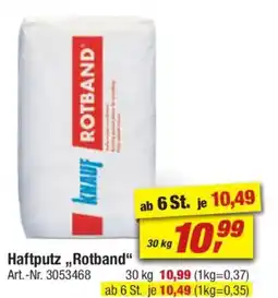 toom Baumarkt KNAUF Haftputz,,Rotband" Angebot