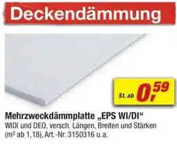 toom Baumarkt Mehrzweckdämmplatte,,EPS WI/DI" Angebot