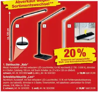 toom Baumarkt Schreibtischleuchte,,Levi" Angebot