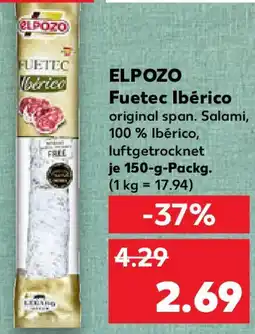 Kaufland ELPOZO Fuetec Ibérico Angebot