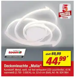 toom Baumarkt Deckenleuchte,,Malia" Angebot