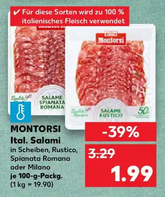 Kaufland MONTORSI Ital. Salami Angebot