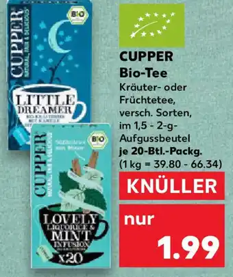 Kaufland CUPPER Bio-Tee Angebot