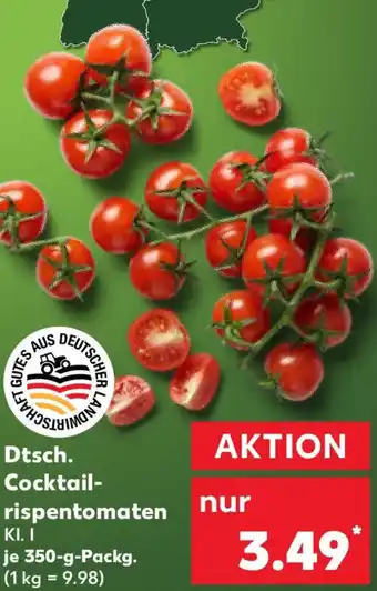 Kaufland Dtsch. Cocktail- rispentomaten Angebot