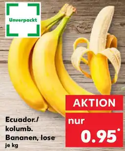 Kaufland Ecuador./ kolumb. Bananen, lose Angebot