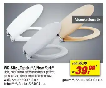 toom Baumarkt WC-Sitz,,Topeka❝/,,New York" Angebot