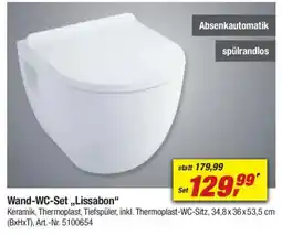 toom Baumarkt Wand-WC-Set,,Lissabon" Angebot