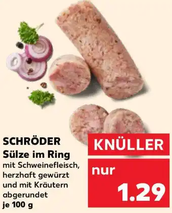 Kaufland SCHRÖDER Sülze im Ring Angebot