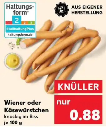 Kaufland Wiener oder Käsewürstchen Angebot