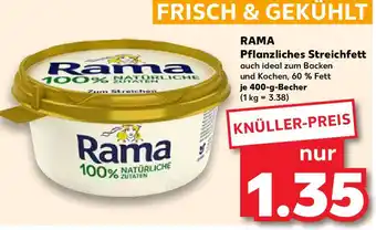 Kaufland RAMA Pflanzliches Streichfett Angebot