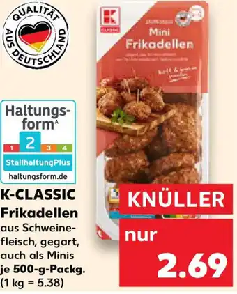 Kaufland K-CLASSIC Frikadellen Angebot