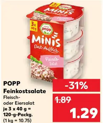 Kaufland POPP Feinkostsalate Angebot