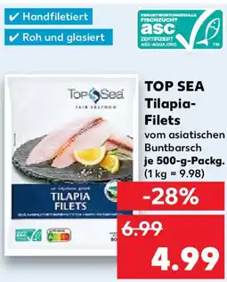 Kaufland TOP SEA Tilapia- Filets Angebot