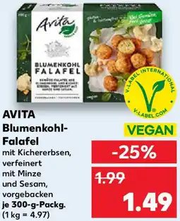 Kaufland AVITA Blumenkohl- Falafel Angebot