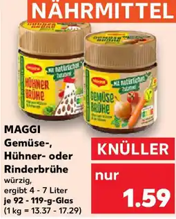 Kaufland MAGGI Gemüse-, Hühner- oder Rinderbrühe Angebot