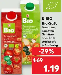 Kaufland K-BIO Bio-Saft Angebot