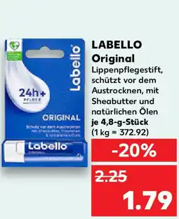 Kaufland LABELLO Original Lippenpflegestift Angebot