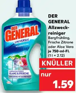 Kaufland DER GENERAL Allzweck- reiniger Angebot