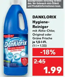 Kaufland DANKLORIX Hygiene- Reiniger Angebot