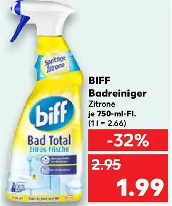 Kaufland BIFF Badreiniger Angebot