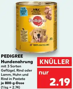 Kaufland PEDIGREE Hundenahrung Angebot