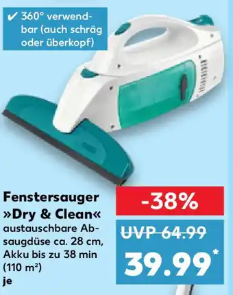 Kaufland Fenstersauger Dry & Clean Angebot