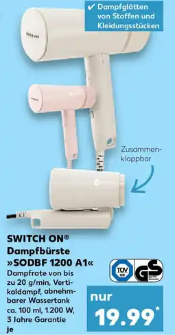 Kaufland SWITCH ON Dampfbürste SODBF 1200 A1 Angebot