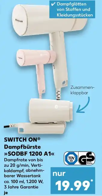 Kaufland SWITCH ON Dampfbürste SODBF 1200 A1 Angebot