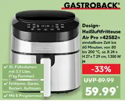 Kaufland GASTROBACK Design- Heißluftfritteuse Air Pro 42582 Angebot