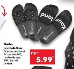 Kaufland Bade- pantoletten Angebot