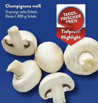 Aldi Süd Champignons weiß Angebot