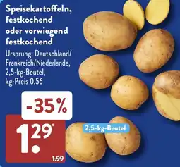 Aldi Süd Speisekartoffeln, festkochend oder vorwiegend festkochend Angebot