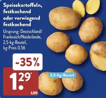 Aldi Süd Speisekartoffeln, festkochend oder vorwiegend festkochend Angebot