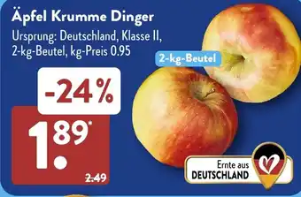 Aldi Süd Äpfel Krumme Dinger Angebot