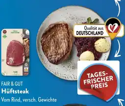 Aldi Süd FAIR & GUT Hüftsteak Angebot