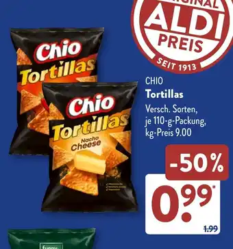 Aldi Süd CHIO Tortillas Angebot