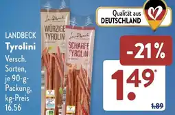 Aldi Süd LANDBECK Tyrolini Angebot